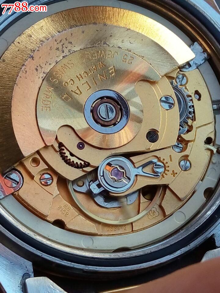 2手英纳格eta2169,高频25钻=2834-2机芯螺丝微调