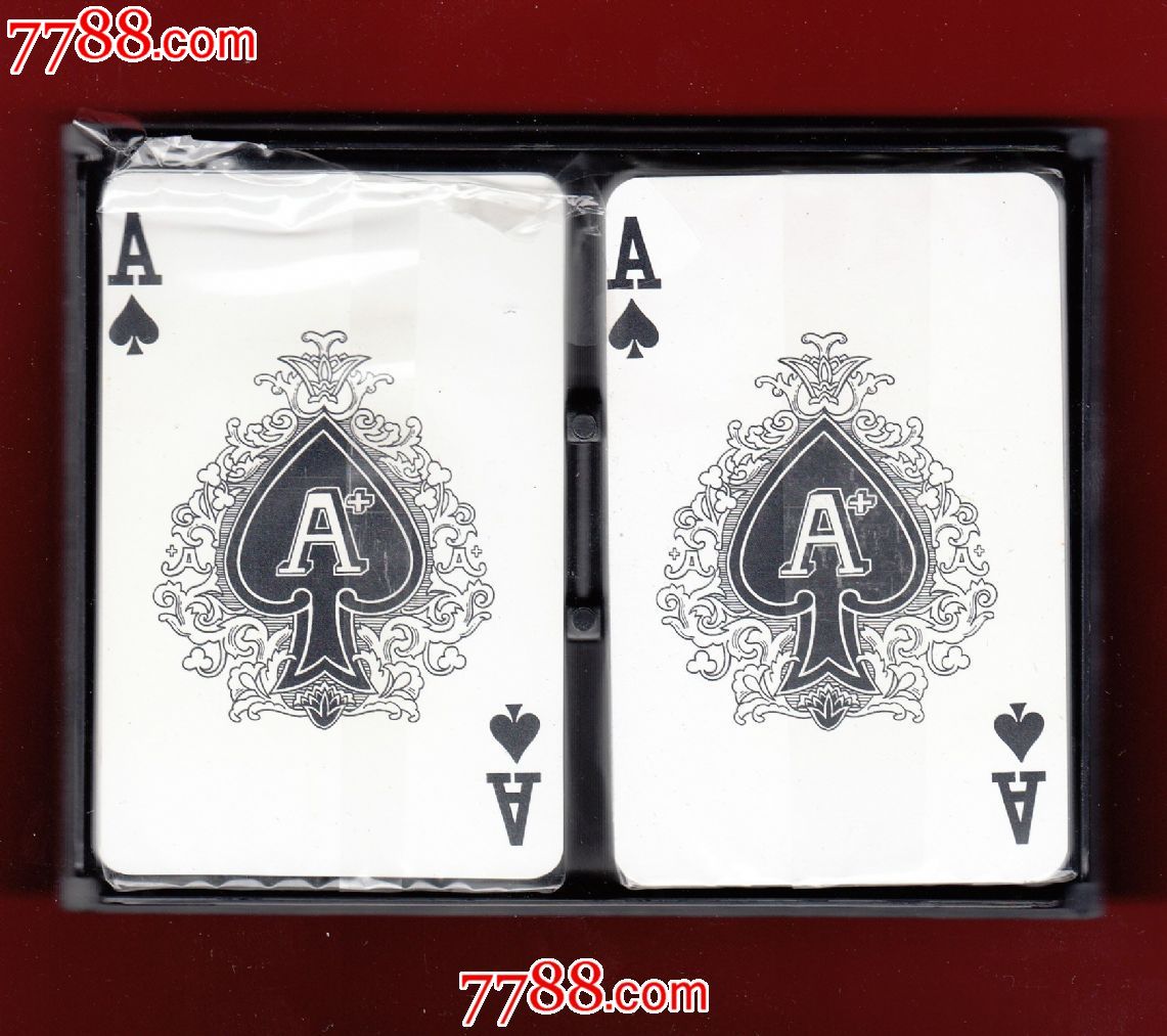 ◆王牌a对牌扑克台湾产塑盒装-价格:55.0000元-se25815020-扑克牌-零