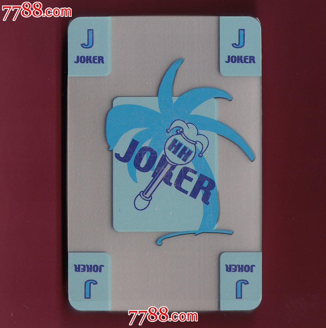 塑料透明创意【7】扑克台湾产