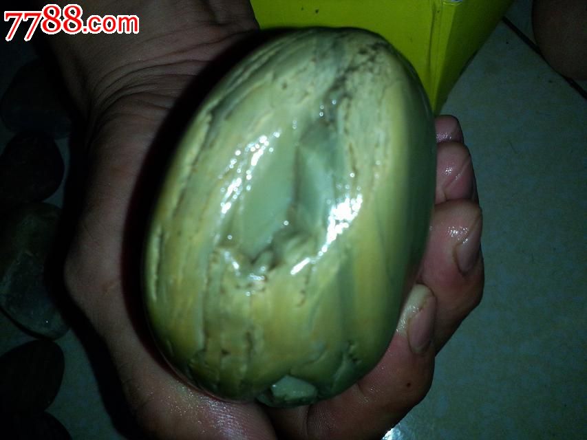 绿美人长江水冲绿碧玉石长江玉中的精品石质佳原石