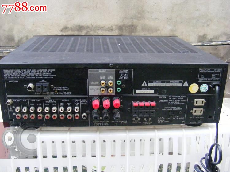 进口品牌kenwood建伍krv7080功放家庭影院功放