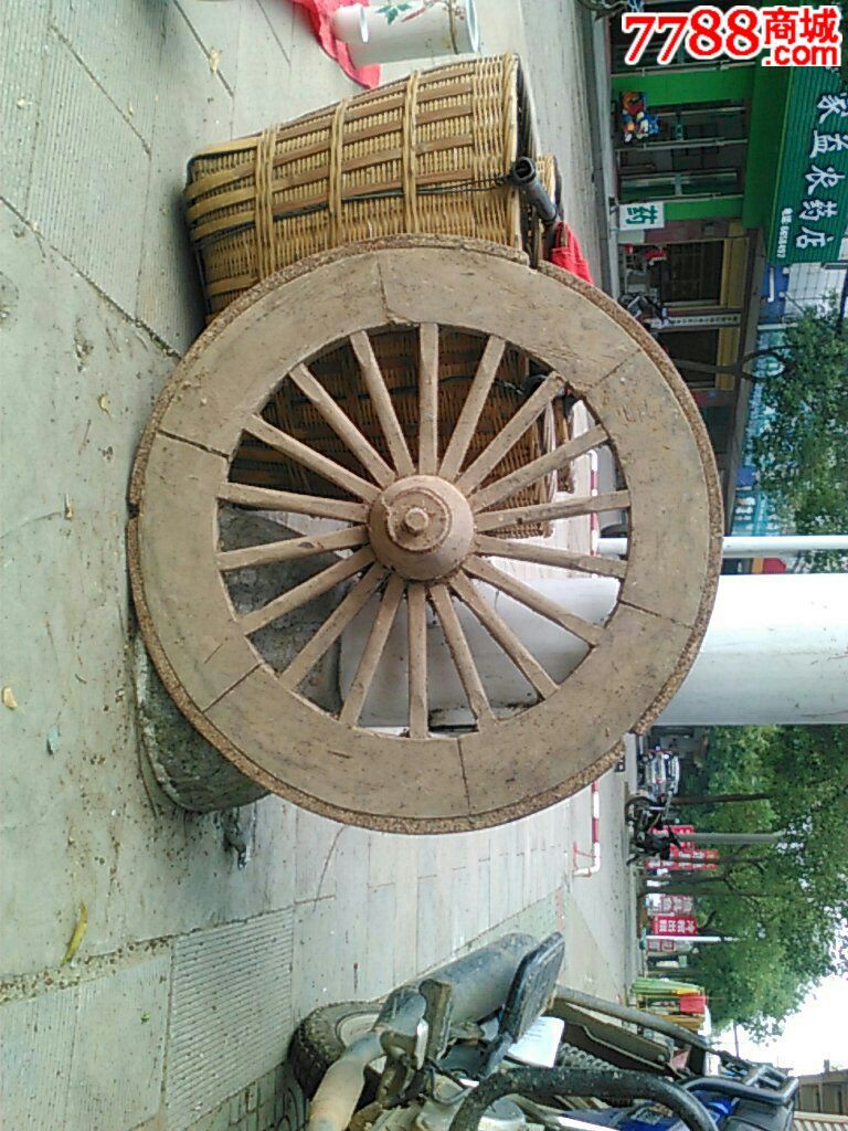 民国木质车轮