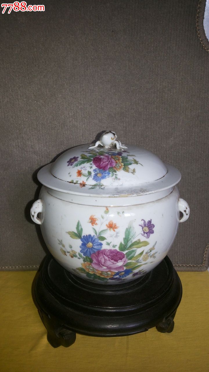 江西出品粥罐-se26048354-彩绘瓷/彩瓷-零售-7788收藏__中国收藏热线