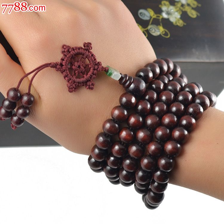 库存收藏品柬埔寨佛链子酸枝佛珠链子