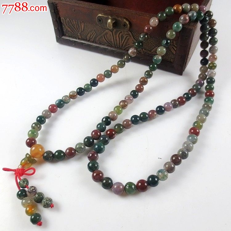 库存收藏品柬埔寨天然天然宝石项链,链子宝石链子