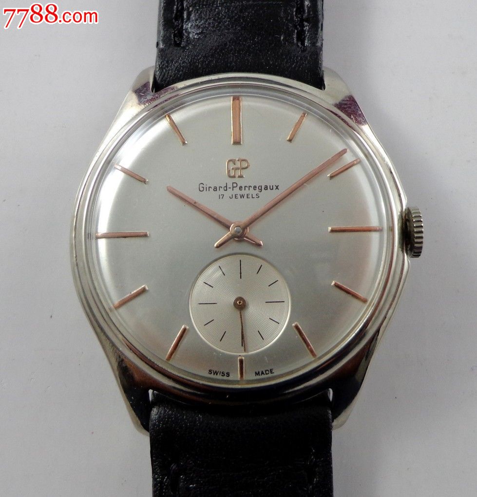 原装gp芝柏37mm小三针手动男表古董二手-se26240510-手表/腕表-零售
