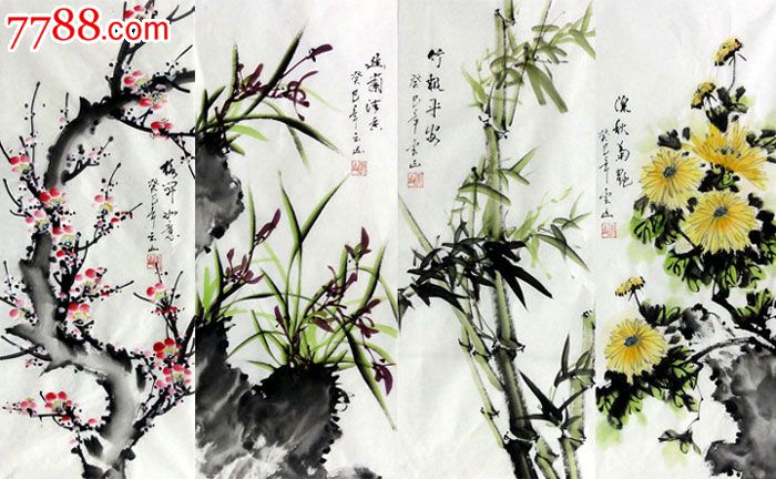 统一编号: se26300730  店内编号:p6323 品种: 花鸟国画原作-花鸟国画