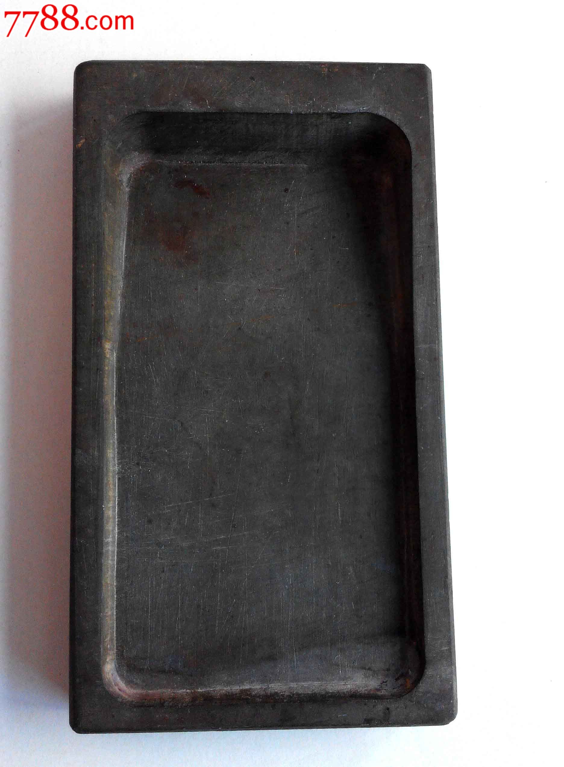 清代素面老歙砚