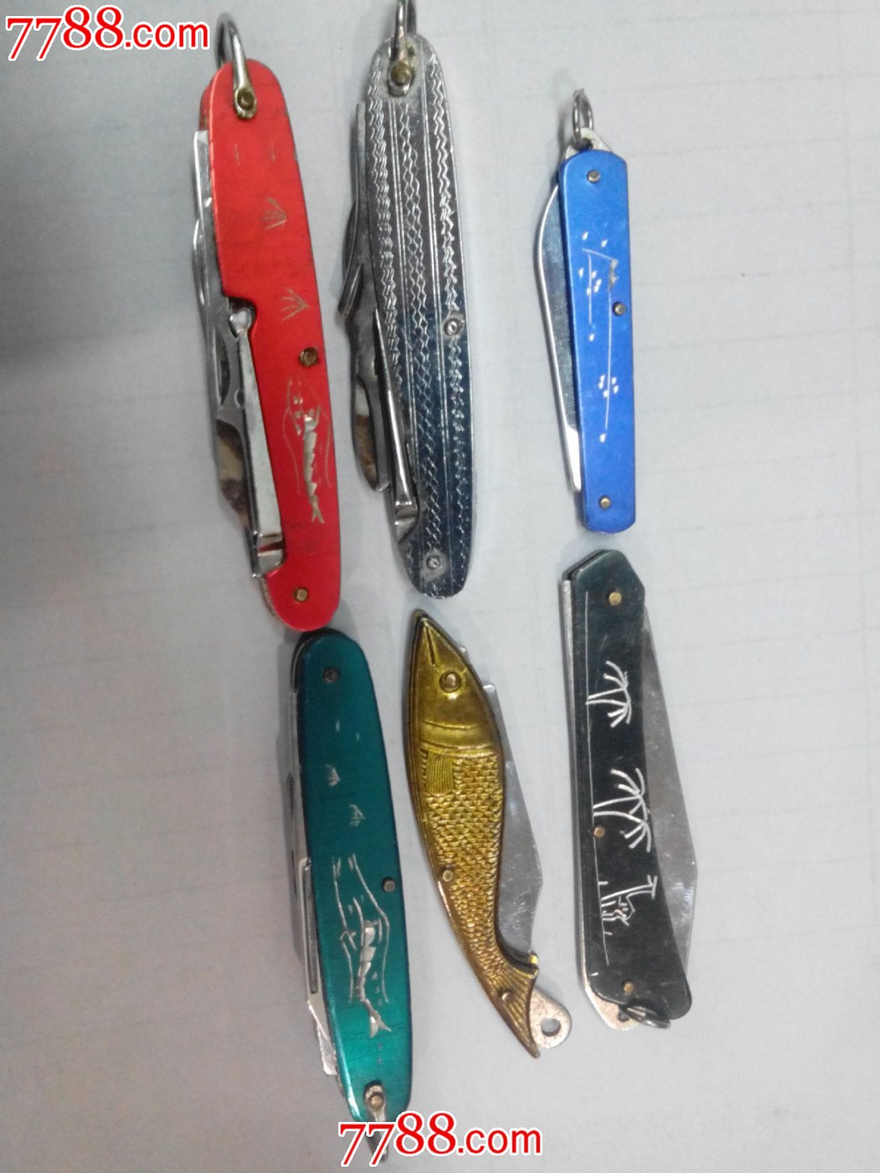 文革手工刻画小刀