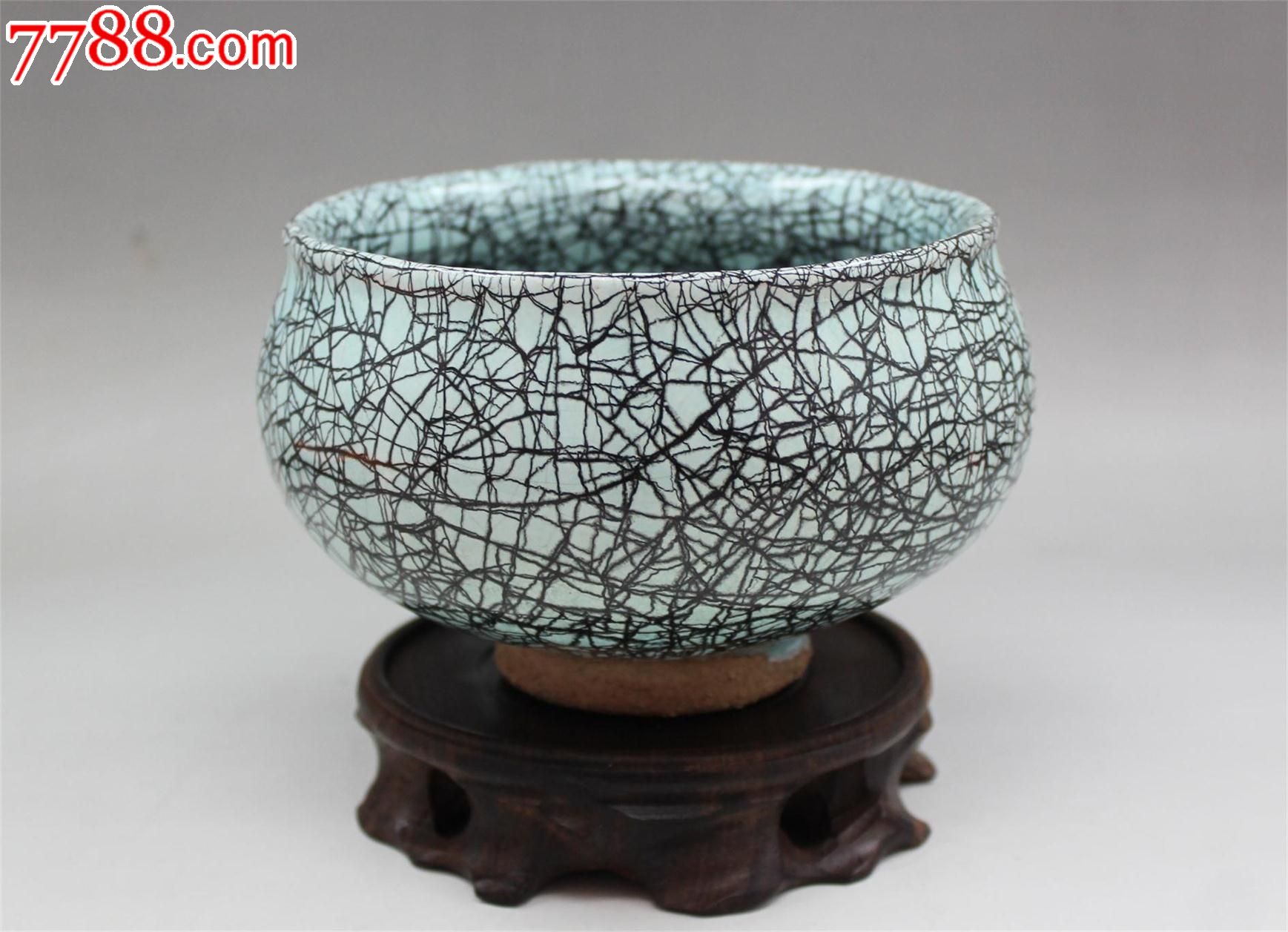 邢良坤早期网纹茶道碗