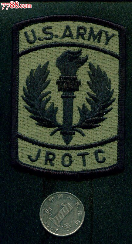 国外刺绣衣标火炬图案