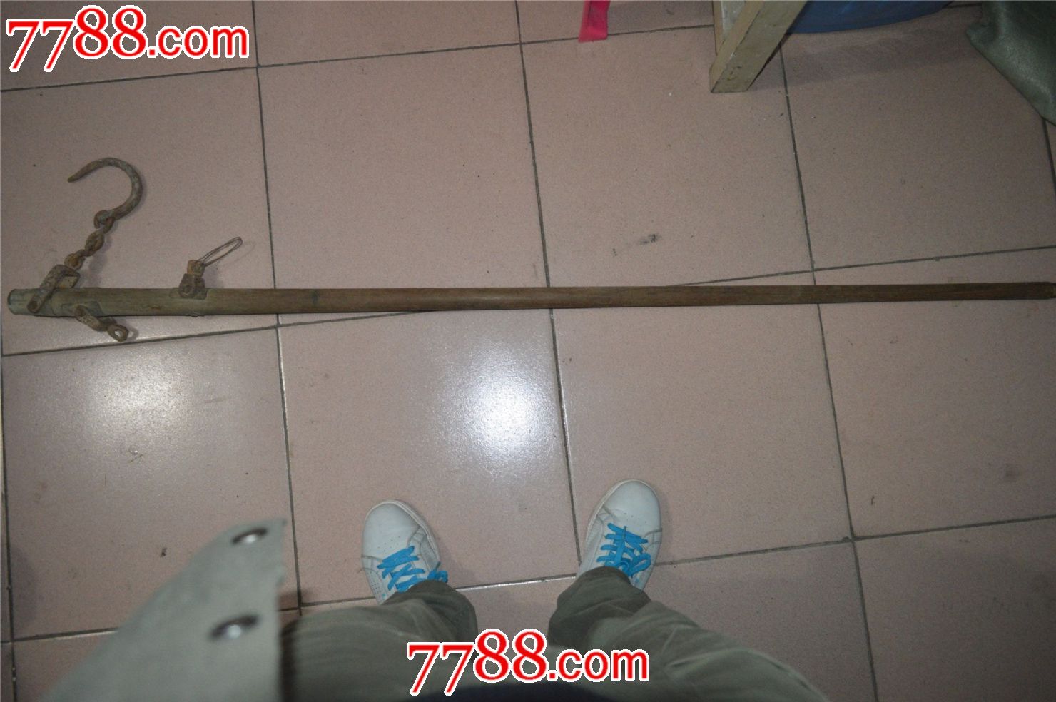 一杆民国楠木大秤