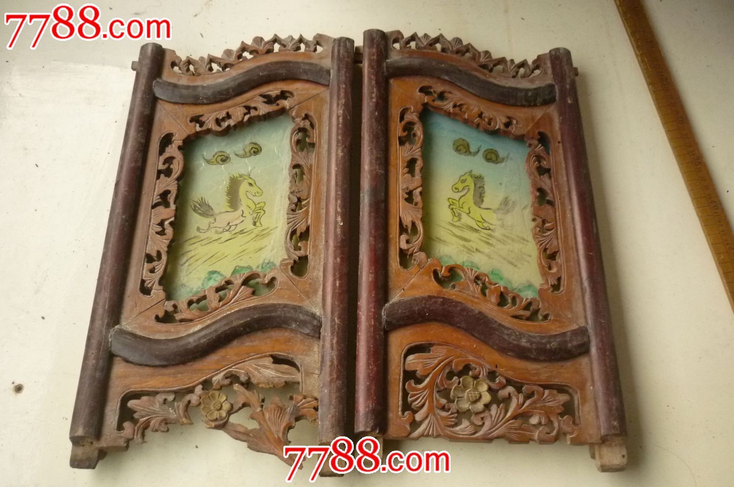 花板玻璃画床挂面7块