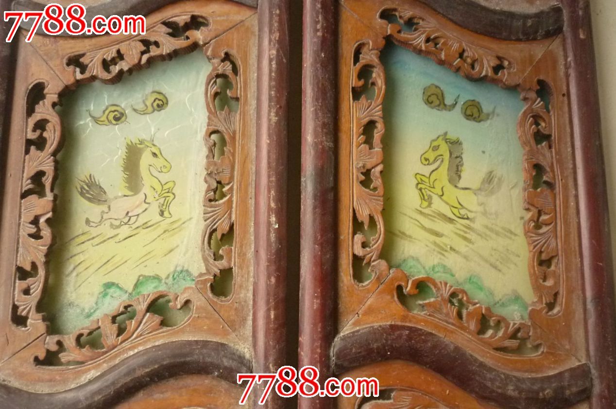 花板玻璃画床挂面7块