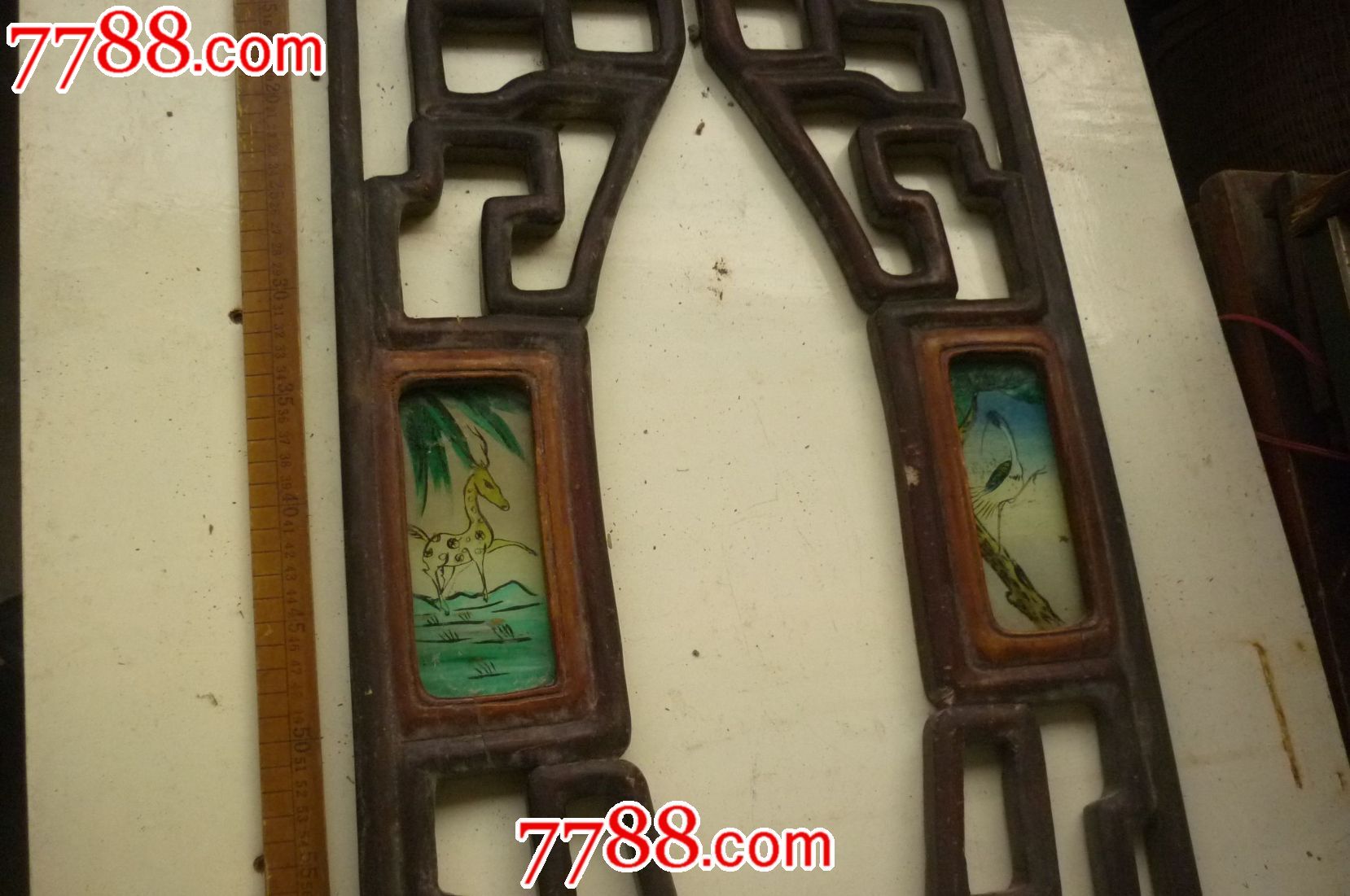 花板玻璃画床挂面7块