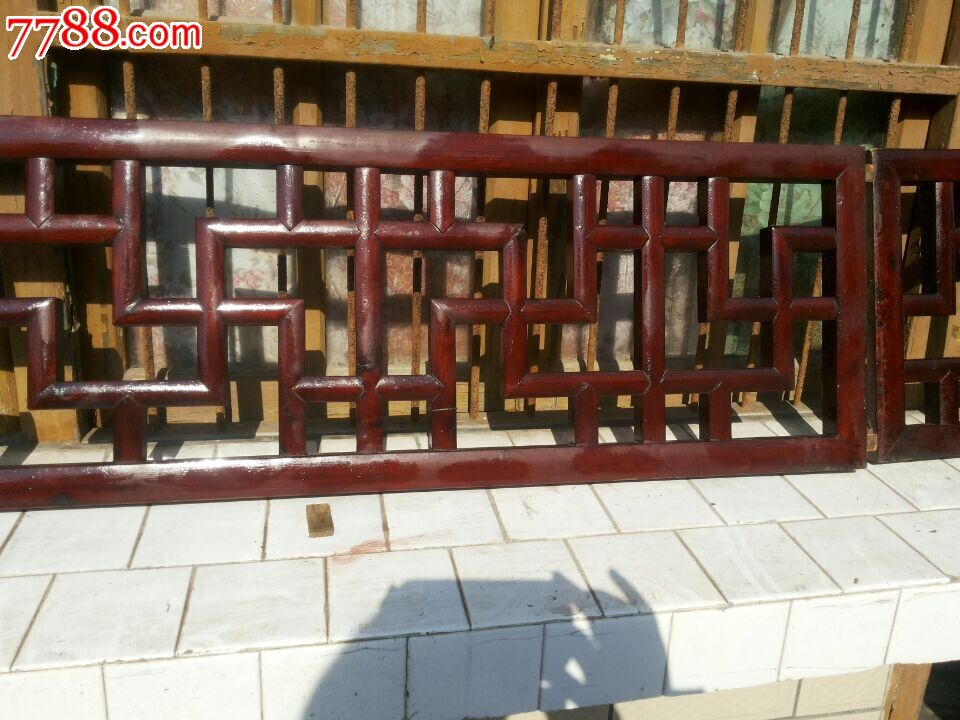 回子纹栏杆一套