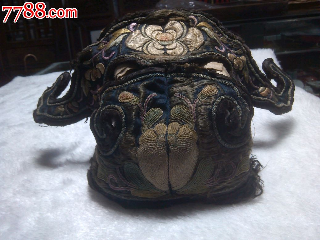 明代打子绣相公帽