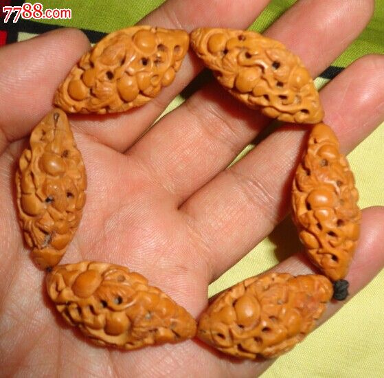 葫芦万代橄榄核雕手串