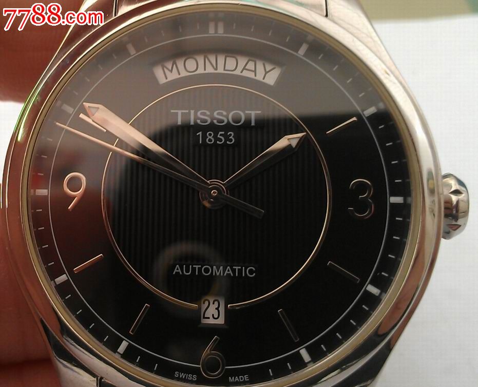 天梭唯意系列2834机芯自动男表