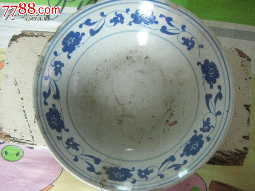 青花老瓷器大碗