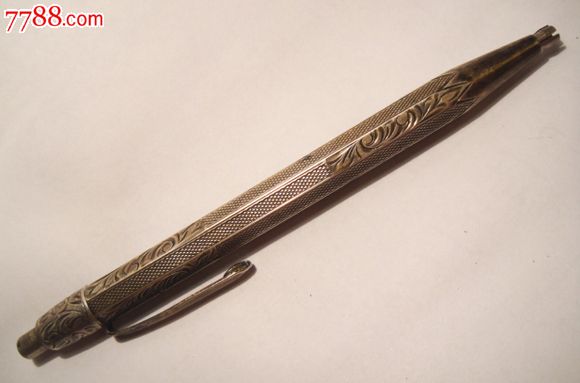 民国纯银制作自动彩色铅笔