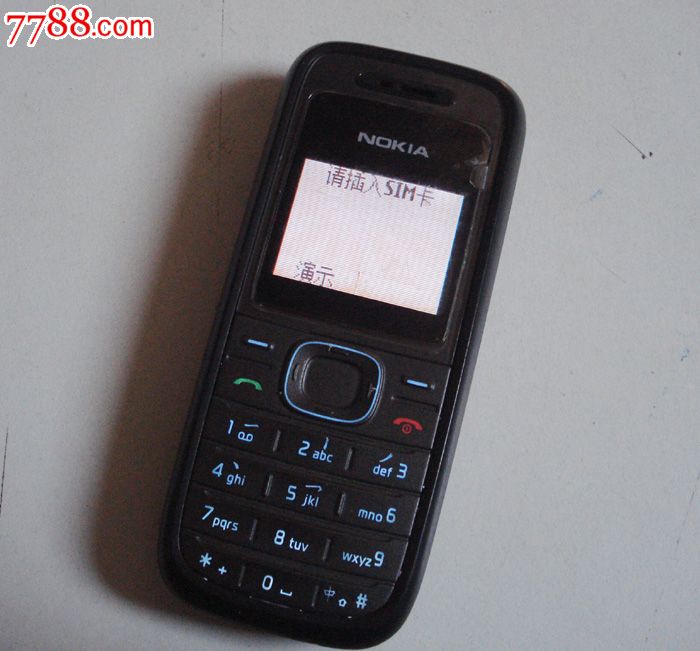 二手nokia诺基亚1208二手诺基亚1208直板手机老年手机
