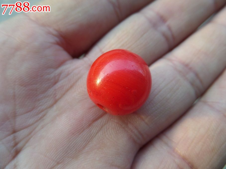 老料器红珠子
