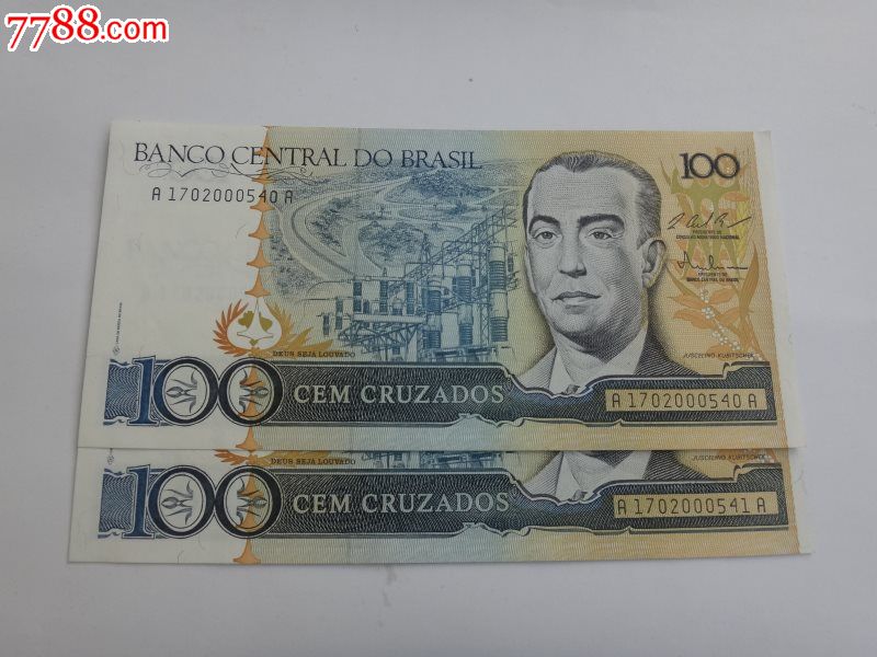 巴西100元纸币图片