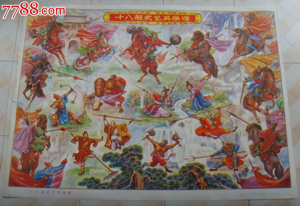 十八般武艺英雄谱_第1张_7788收藏__中国收藏热线