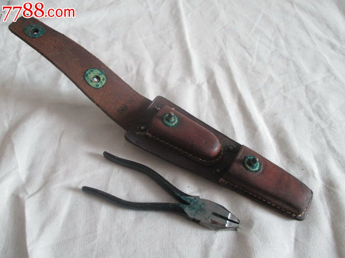 二战美军工具钳带原装皮套