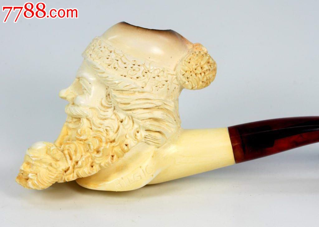 土耳其大师kamuranbilgic雕刻海泡石烟斗(送文革打火机一只)