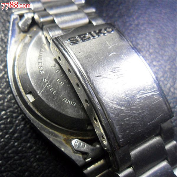 seiko/7009/黑盤/英文德文日曆