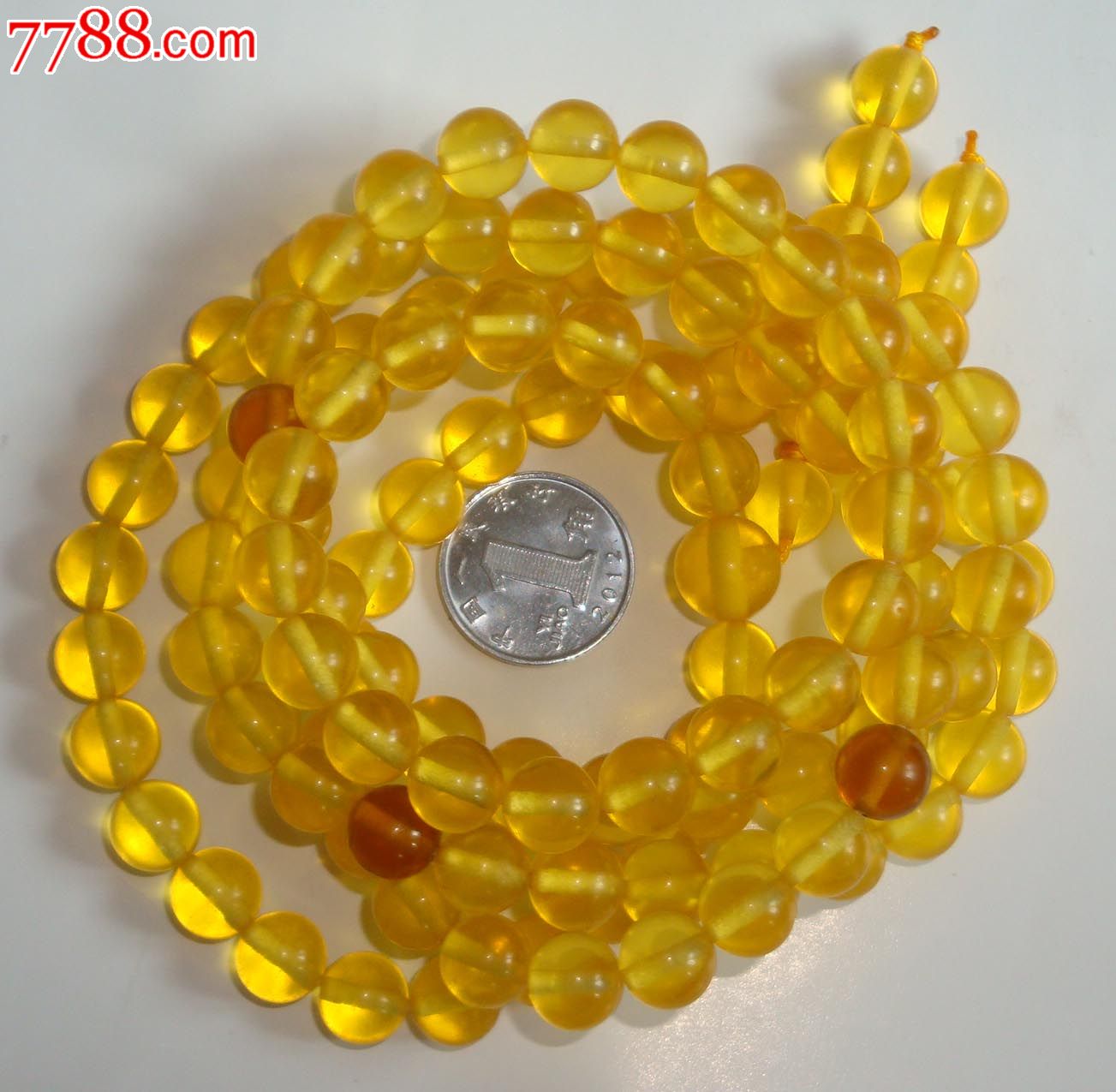 精美波罗的海黄金琥珀108手串_价格380元_第1张_7788收藏__收藏热线
