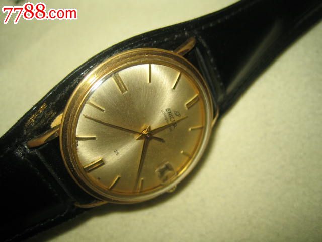 瑞士【英纳格】25钻包金超薄开面古董表-手表/腕表【7788收藏】