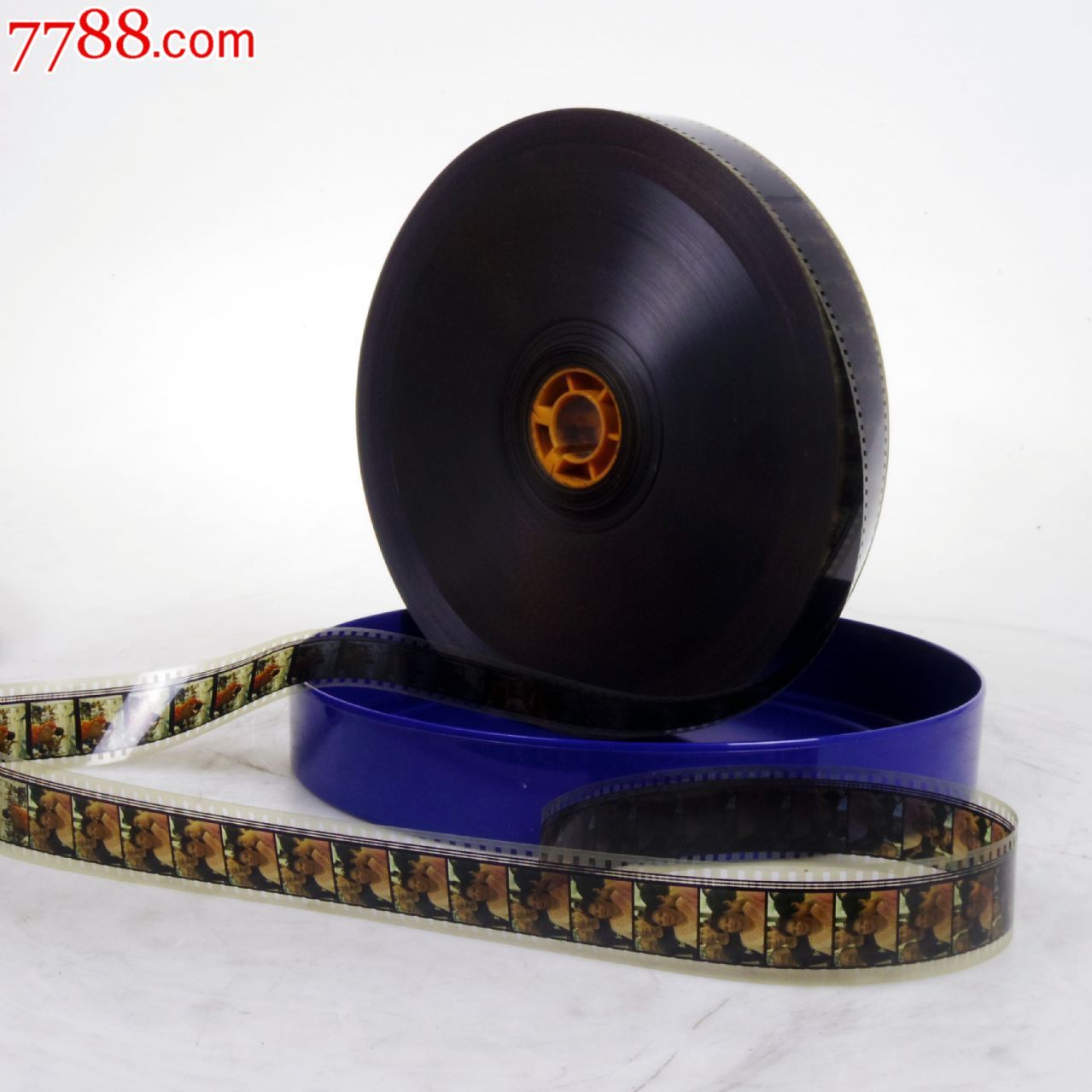 老物件电影道具35毫米35mm电影胶片经典创意装饰元素大卷带片盒_价格