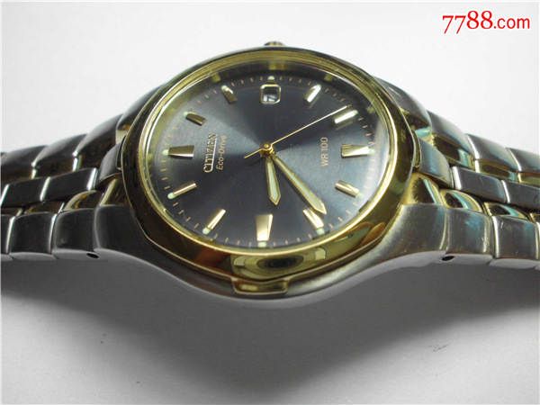 citizen西铁城,新款"光能"表,机芯e111m,镀金,原装把头,原装表链.