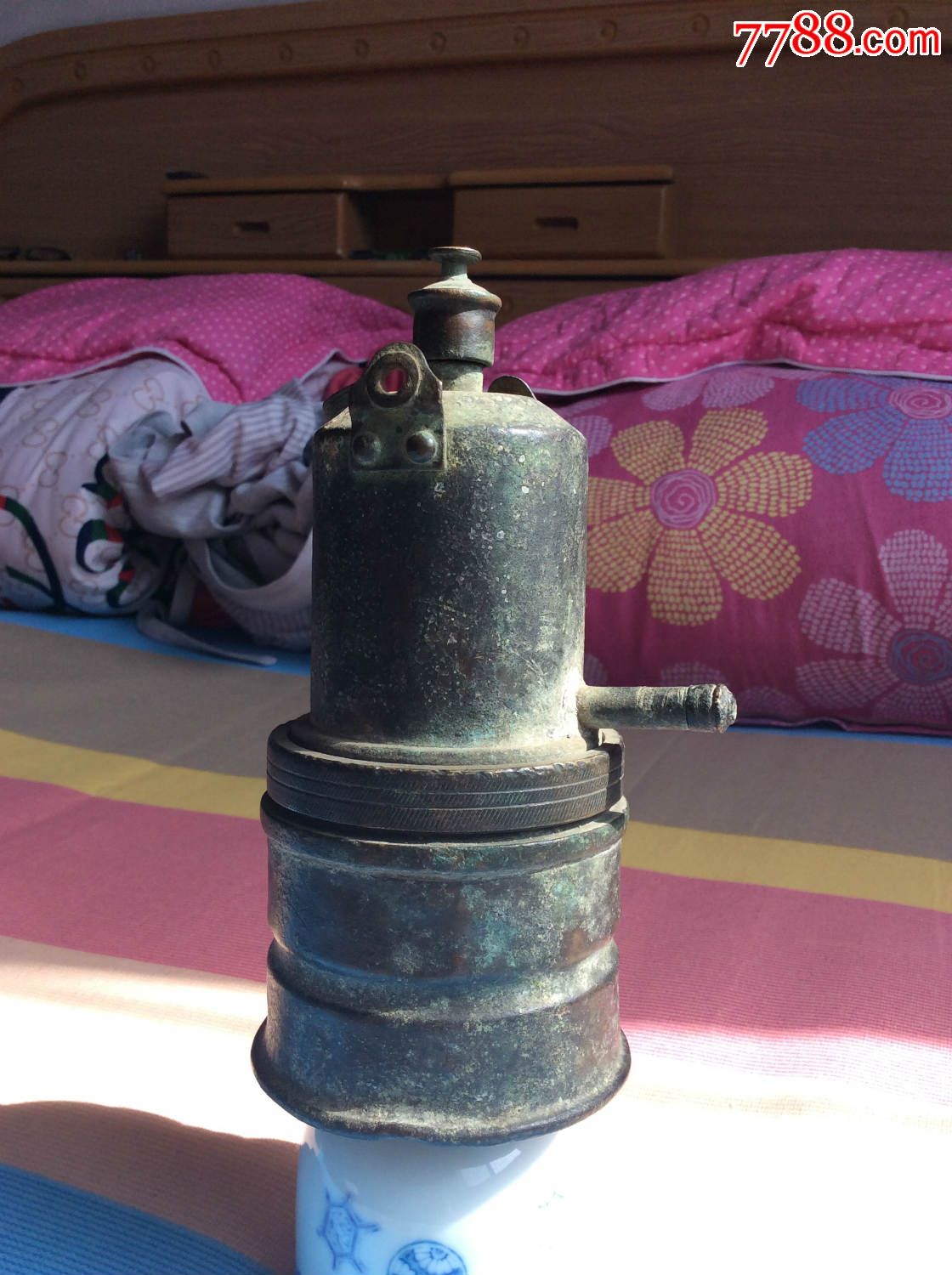 民国铜质电石灯