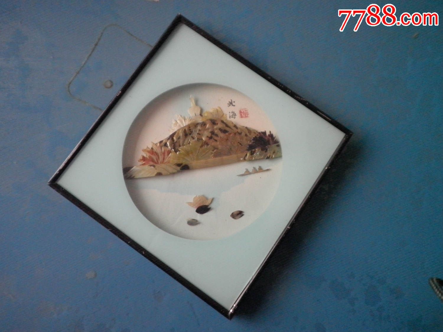 北海贝雕画_贝壳摆件_画中景【7788收藏__收藏热线】
