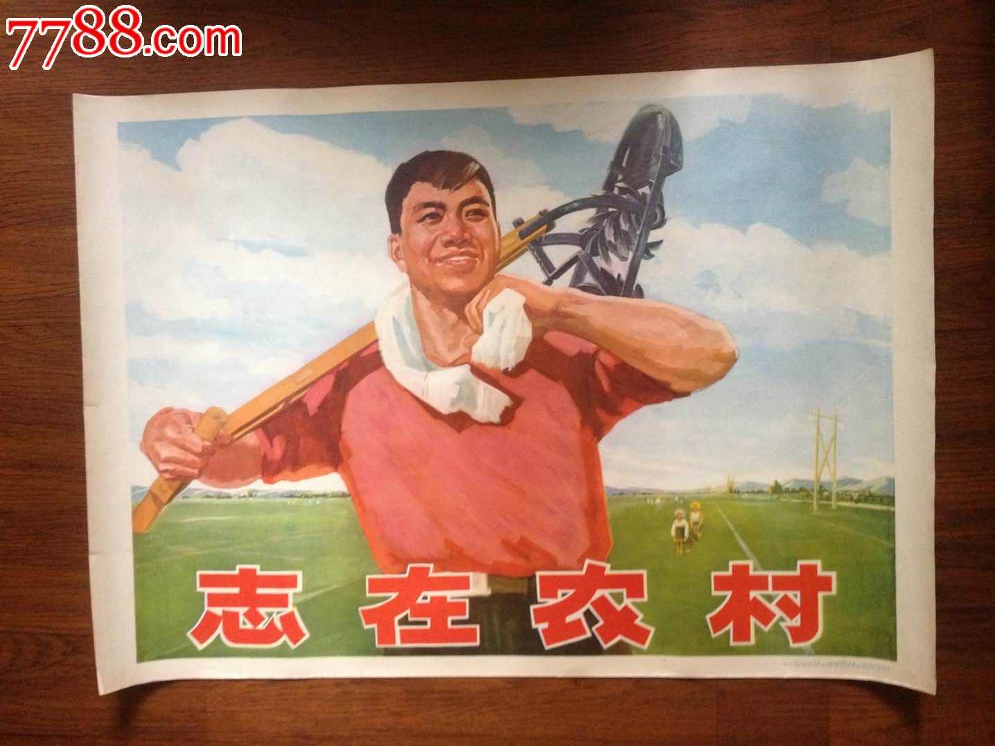 志在农村_年画/宣传画_第1张_7788画册网