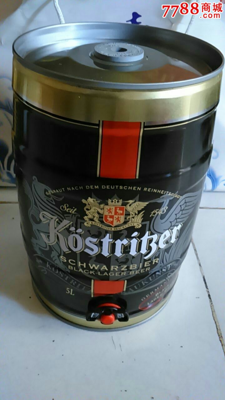 5l德国卡力卡黑啤酒桶