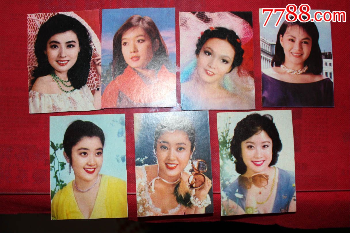 80年代明星照流行歌曲9枚