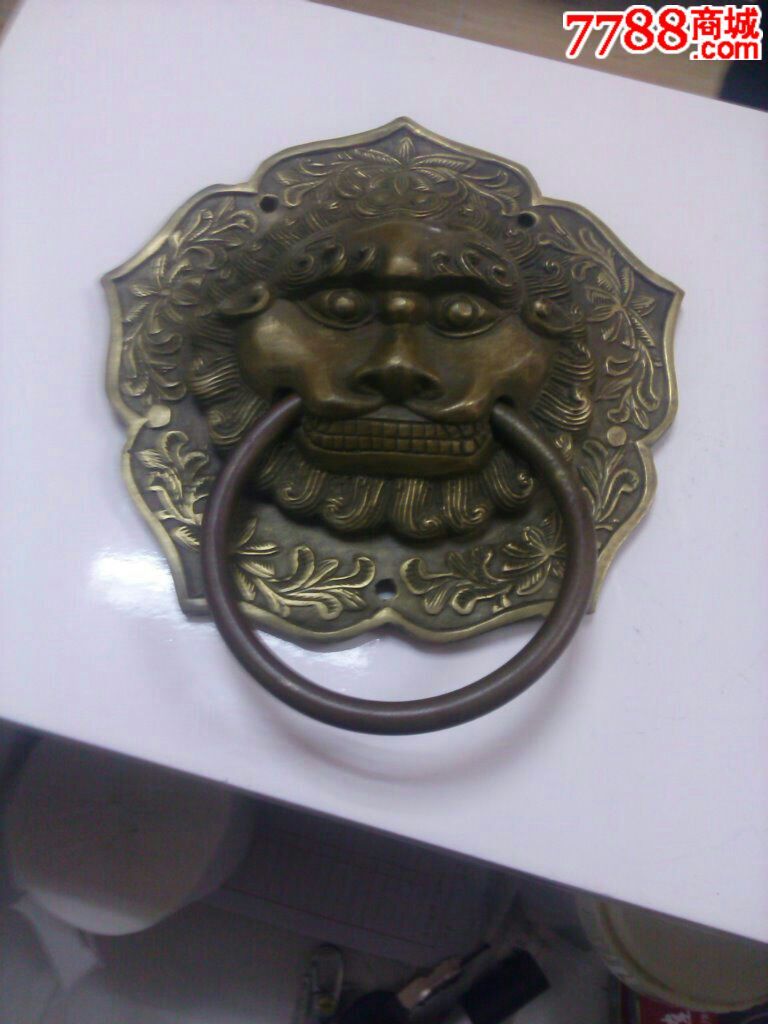 狮子头造型门扣