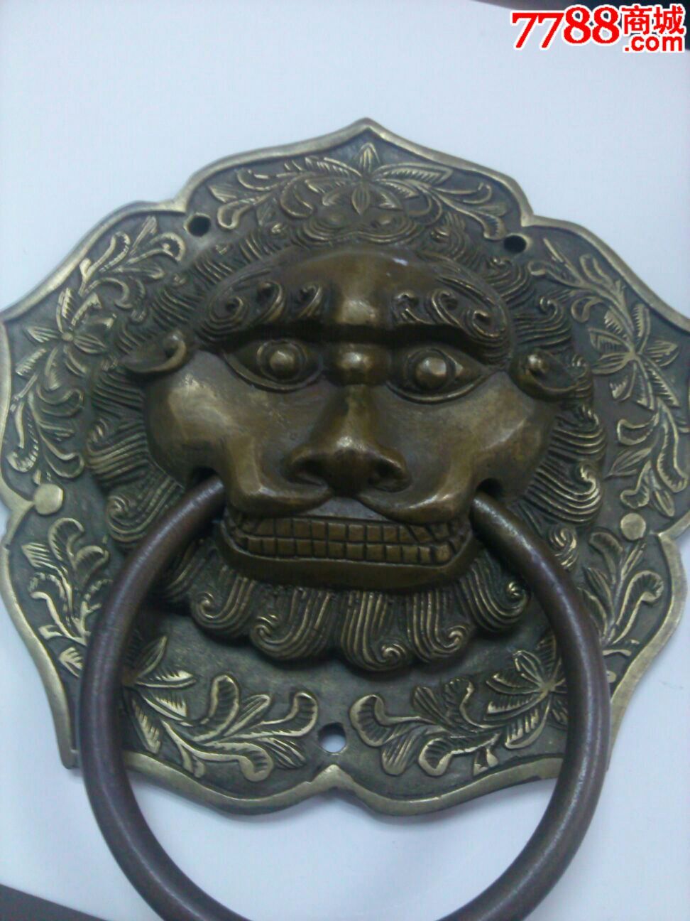 狮子头造型门扣