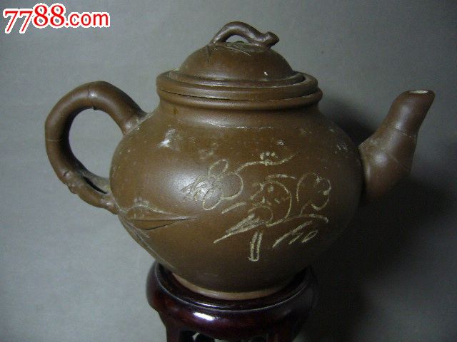 甘惠芳制紫砂壶一把