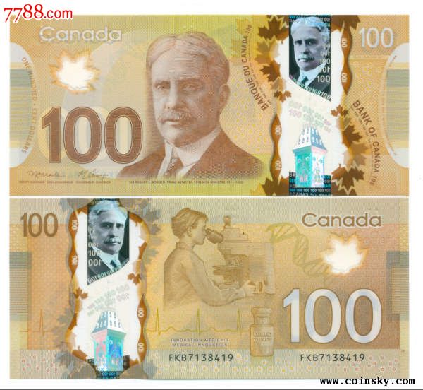 加拿大100加元