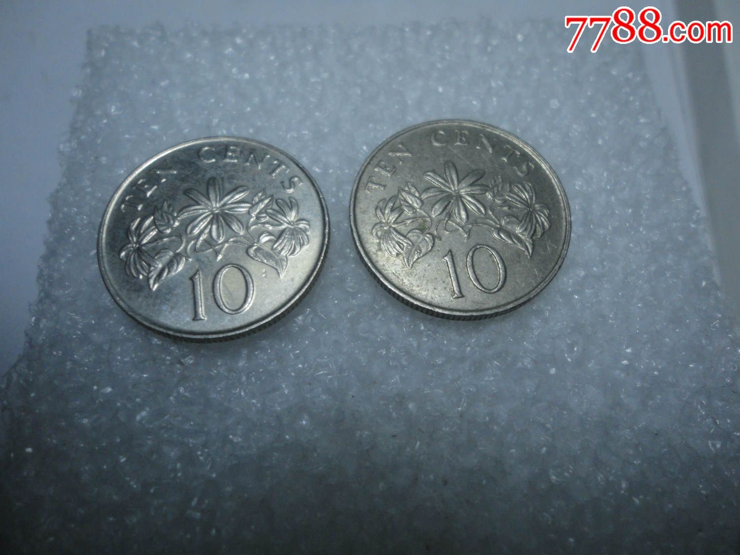 1987,1993年新加坡10分铜币