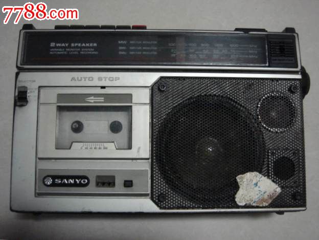 三洋收录音机sanyo的士高喇叭裤的年代流行音乐