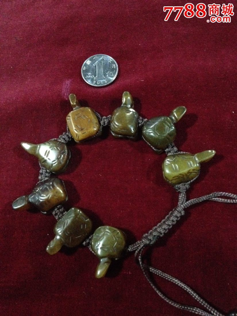 玉乌龟手串