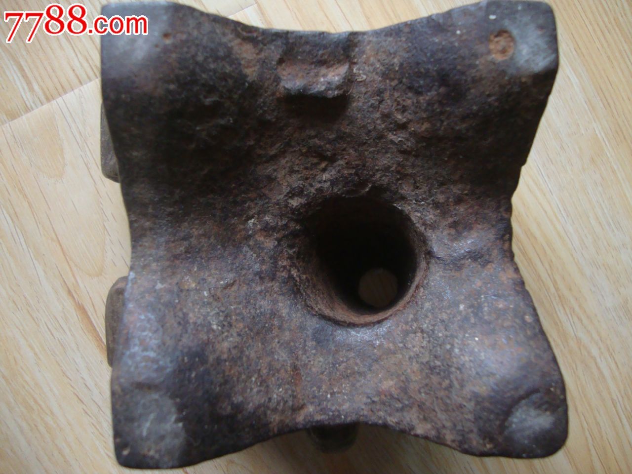 民国工匠打铁打金银器用铁墩子铁砧子真品古玩杂项道具标本收藏