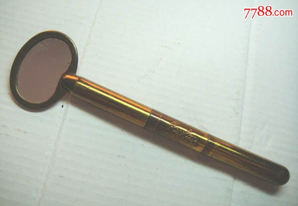美国制造女士精美铜管口红~民国时期舶来品